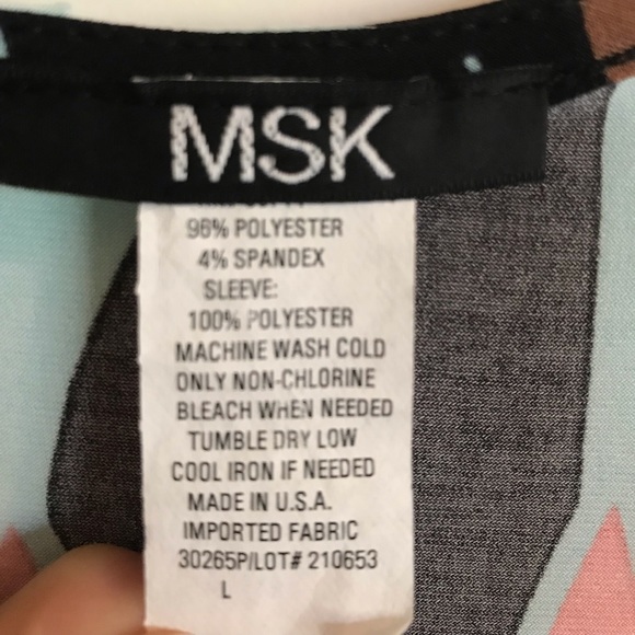 Boho flowy black and colors dress - Picture 4 of 5